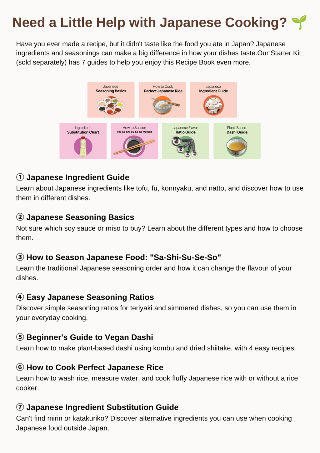 Plant-Based Japanese Starter Kit